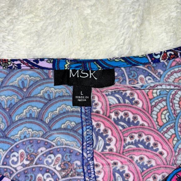 Open shoulder dress, colors are beautiful. - Picture 4 of 6